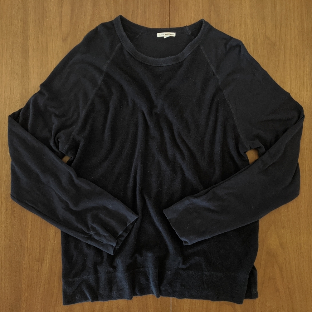 James Perse Raglan Sweatshirt - Size 3 Large L